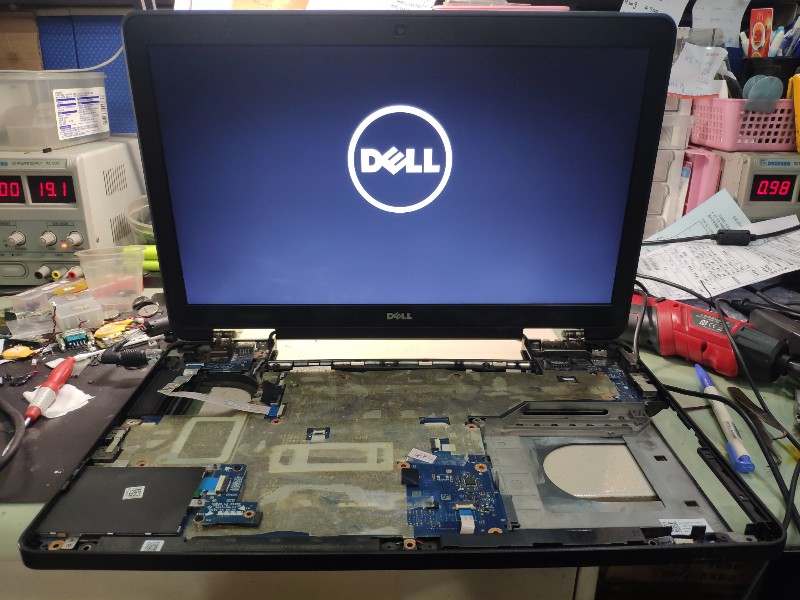 DELL E5540 不開機維修,，電源模組故障更換OK.