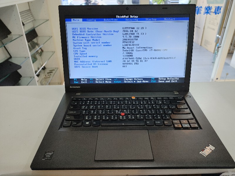 Lenovo t440 暗屏 螢幕暗 無背光 檢測為主板問題 維修ok