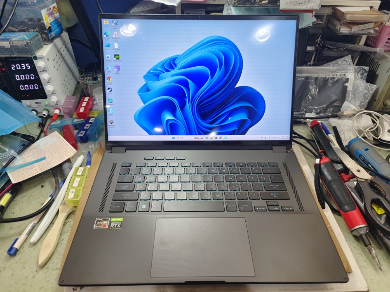 ASUS GV601R 螢幕顯示異常 螢幕故障.現貨螢幕更換OK.各廠牌螢幕都有可來電洽詢@nb3c 大台中筆電維修