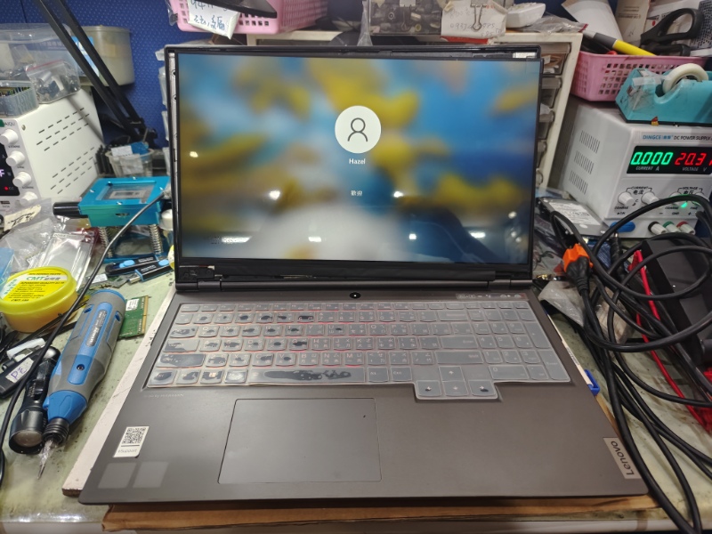 LENOVO LEGION 5P 15IMH 螢幕不顯示 測試外接有顯 現貨螢幕更換OK,各廠牌螢幕都有可來電洽詢 專業筆電維修 LINE:@nb3c