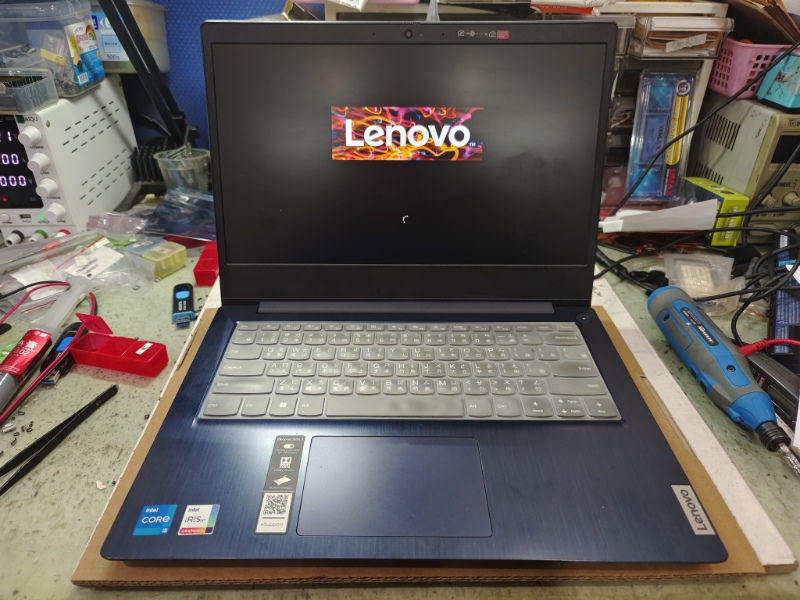 Lenovo ideapad3 14不開機不顯示 實機拆解維修 主機板ok,修好開機測試正常，各廠牌筆電主機板專業維修 可來電洽詢 lime:@nb3c